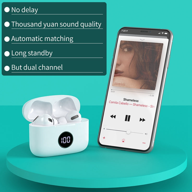 M10 TWS Wireless Bluetooth Earphone ANC Noise Reduction Digital Display Mini In-ear Stereo Music Headset M10 TWS Wireless Bluetooth Earphone ANC Noise Reduction Digital Display Mini In-ear Stereo Music Headset